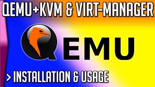 How to install amp use QEMUKVM and virtmanager [upl. by Anailil]