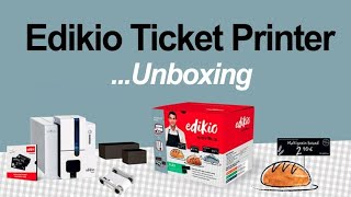 Edikio Ticket Printer Unboxing [upl. by Rudolf]