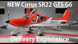 New Cirrus SR22 G6 Delivery Experience and Flying It Back to KFRG [upl. by Anawak]