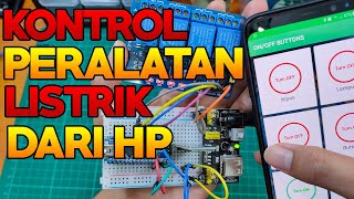 Membuat Alat Kontrol Peralatan Listrik Jarak Jauh  ARDUINO PROJECT INDONESIA [upl. by Sacul]