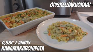 Opiskelijaruokaa  Kanamakaronipata [upl. by Ylrebma60]