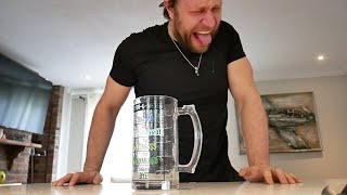 2 Liter THICK WATER Chug in 20 Seconds EXTREMELY THICK [upl. by Bovill]