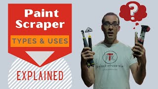 Paint Scraper Types and Uses  Explained [upl. by Lunnete]