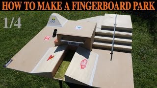 HOW TO BUILD A FINGERBOARD PARK TUTORIAL 14 [upl. by Haleeuqa383]