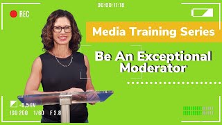 How To Moderate A Panel Discussion Audiences Will Love  Media Training [upl. by Annaira299]