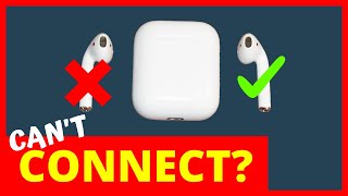 AirPod Not Connecting QUICK amp EASY FIX  Handy Hudsonite [upl. by Sulihpoeht42]