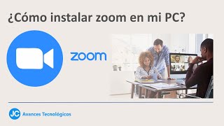 Cómo descargar ZOOM  Instalar ZOOM en mi PC  ZOOM para Windows 10 [upl. by Jeramie920]