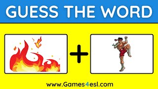 Guess The Word Game  Compound Words  Easy [upl. by Nevart]