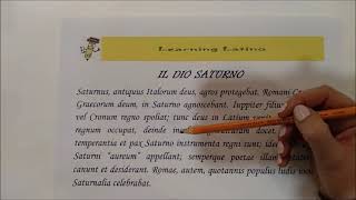 Lezione 21  Esercitazione traduciamo insieme una versione di Latino [upl. by Alviani887]