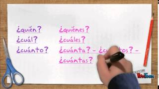 les mots interrogatifs en espagnol [upl. by Aaren]