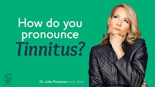 How do you pronounce tinnitus [upl. by Imehon953]