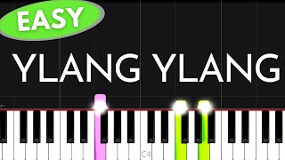 Fkj  Ylang Ylang  Easy Piano tutorial [upl. by Annadiane]