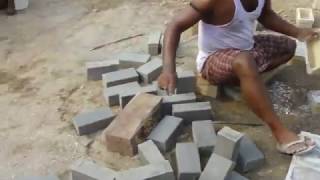 how to make cement bricks easily [upl. by Waylen]