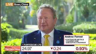 Fortescues Forrest on China Green Energy [upl. by Oicatsana]