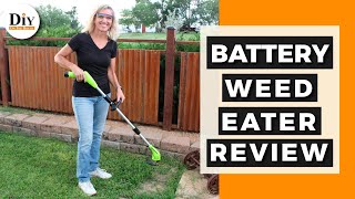 Battery Grass Trimmer  Weed Trimmers Women Can Use [upl. by Aniat746]