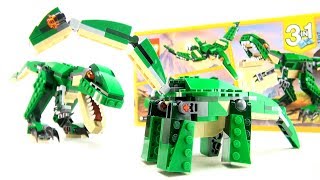 Lego Creator 3in1 31058 Secret Brontosaurus  Apatosaurus Dinosaur toy  Dinosaur speed Build [upl. by Reo]