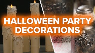 DIY Decoration Ideas For A Halloween Party [upl. by Annadiana]