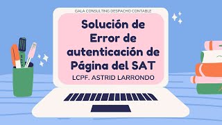 Solución errores de autenticación en página del SAT [upl. by Aratal]