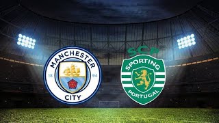 🔴LIVE Sporting vs Manchester City  Champions League 2425  Match Live Today [upl. by Ytinav]