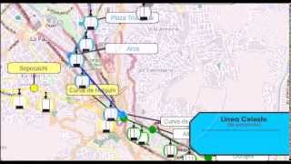 Teleférico Las nuevas 6 líneas tendrán 23 estaciones y cubrirán 20 kilómetros [upl. by Tymon]