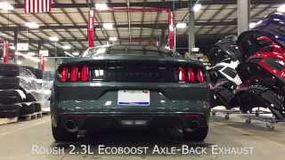 2015 ROUSH Performance 23L Ecoboost AxleBack exhaust [upl. by Fernas301]