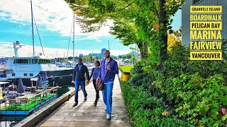 Vancouver Walk 🇨🇦  Southside Granville Island [upl. by Lyns335]