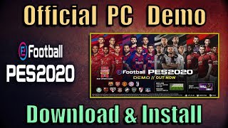 eFootball PES 2020 Official Demo  Download  Gameplay [upl. by Nylasoj]