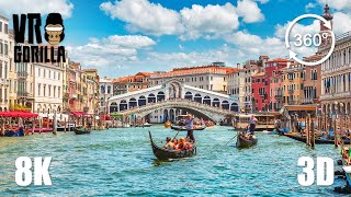 Venice The Floating City A Guided VR Tour  8K 360 3D Video short [upl. by Darrelle]