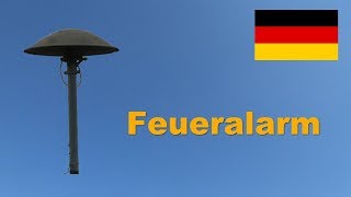 Sirenensignal quotFeueralarmquot Deutschland [upl. by Animrac]