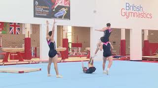 Spelthorne  Senior Mens Group  Combined  Acro Training Camp 2021 [upl. by Enella]