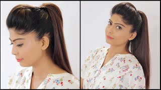 Perfect Ponytail Hairstyle  Easy Ponytail  Rinkal Soni [upl. by Stefanie]