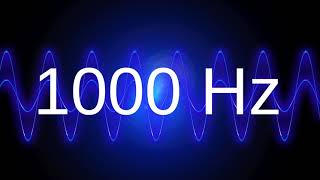 1000 Hz clean pure sine wave TEST TONE 1 khz frequency [upl. by Nnylrefinnej873]