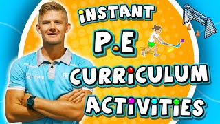 🥎⛹️‍♀️🏈12 instant PE curriculum activities  Great for sport games at elementary [upl. by Waite]