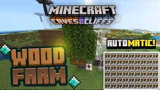 Easy Redstone  Beginner Tree Farm 118 Minecraft Bedrock  Easy amp Resource Friendly Tree Farm [upl. by Doria]