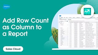 Add Row Count as Column to a Report [upl. by Aylad]