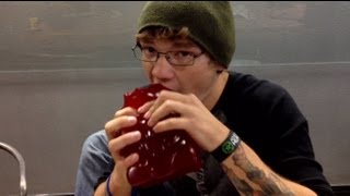 RT Life  Michael Eats the 5lb Gummy Bear Challenge [upl. by Enitsirc]