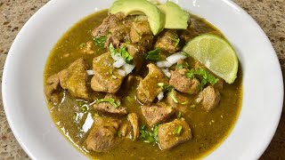 HOW TO MAKE CHILI VERDE PORK [upl. by Nepil]