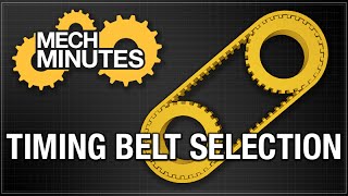 TIMING BELTS amp PULLEYS PT 1 BELT SELECTION  MECH MINUTES  MISUMI USA [upl. by Tareyn423]