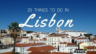 LISBON TRAVEL GUIDE  Top 20 things to do in Lisbon Portugal [upl. by Waligore752]