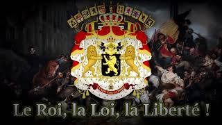 La Brabançonne 1830 National anthem trilingual official version • Kingdom of Belgium 1830– [upl. by Naujej747]