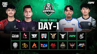 PUBG Mobile NEPX Showdown  Grand Finals Day 1 [upl. by Nozicka]