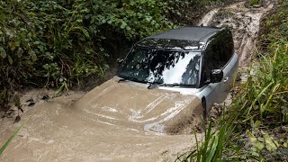 New Land Rover Defender P300  Extreme OFFROAD Test Drive [upl. by Ayisan]