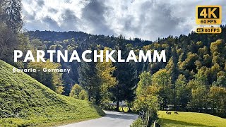 Partnachklamm GarmischPartenkirchen Bavaria Germany 4K Walking Tour [upl. by Gemmell400]