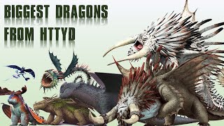 10 Biggest Dragons Species from HTTYD How To Train Your Dragon [upl. by Darcie512]