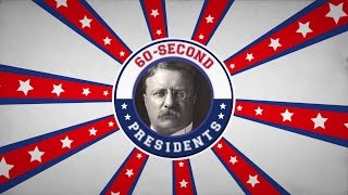 Theodore Roosevelt  60Second Presidents  PBS [upl. by Zippora]