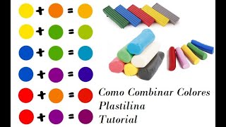 Como combinar colores con plastilina [upl. by Latihs]