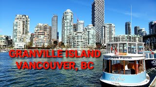 Exploring Granville Island Vancouver BC  What to do in Vancouver [upl. by Nyladnohr]