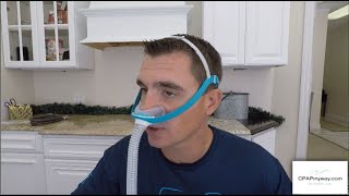 Evora Nasal Cradle CPAP Mask  Demonstration and Review [upl. by Ayerdna]