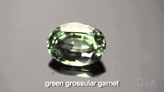 Green Garnets by GIA [upl. by Ssac]