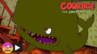 Courage The Cowardly Dog  Whale Hunt  Cartoon Network [upl. by Suivatra]